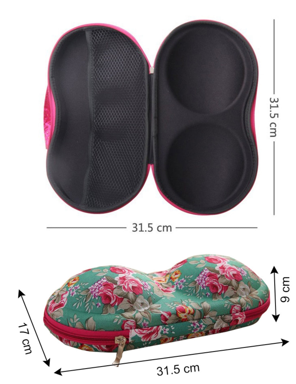 Organizer Bra Bag-Green Pocky Dot