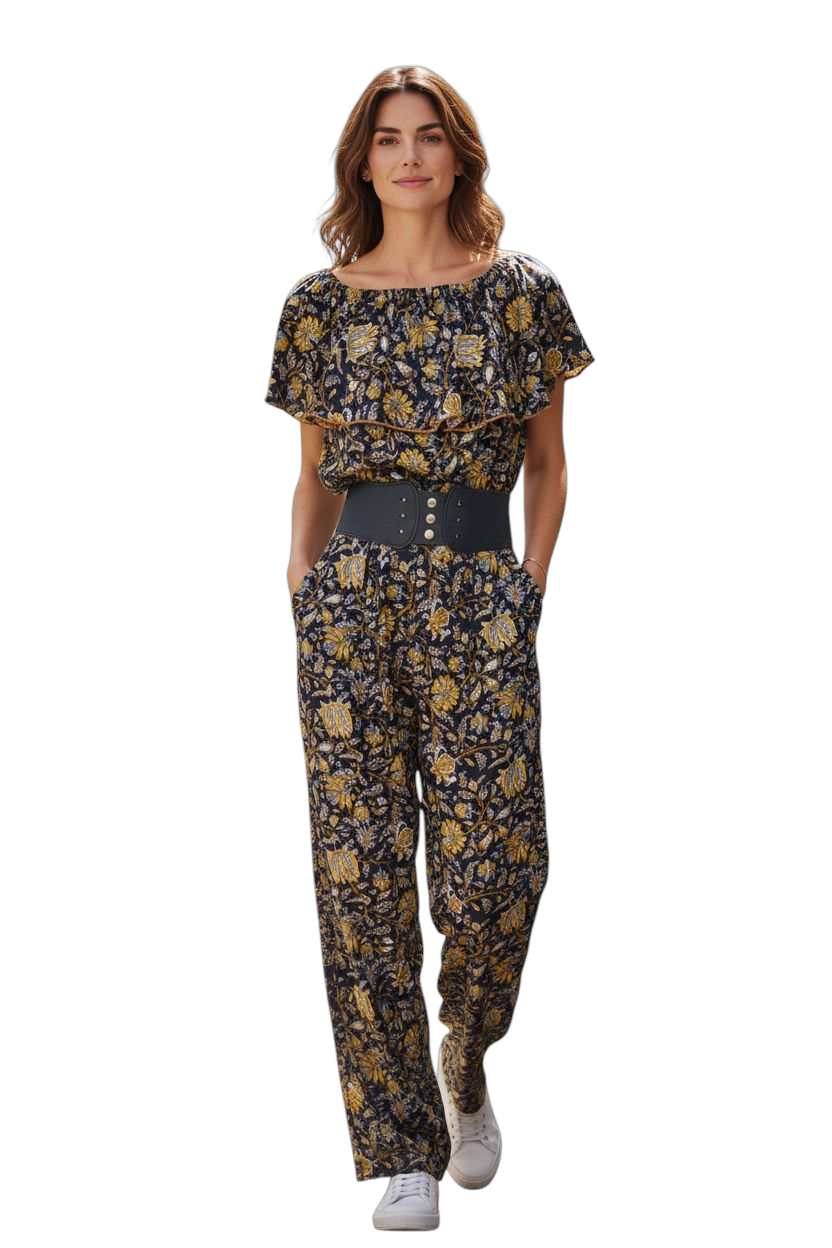 Olivia 4 Ways Jumpsuit-Black