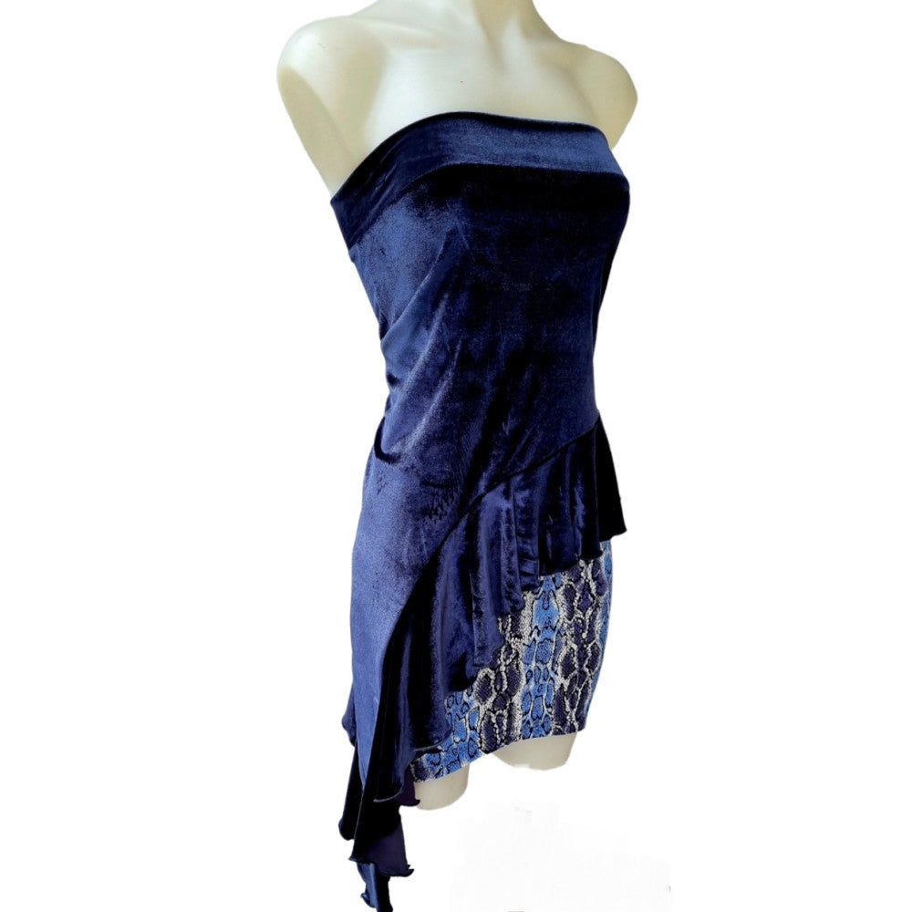 Mid Night Velvet Spanish Skirt