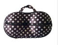 Organizer Bra Bag  - Black Poky Dot