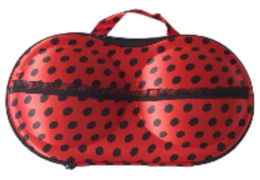 Organizer Bra Bag- Red Pocky Dot