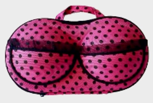 Organizer Bra Bag- Pink Pocky Dot