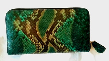 Green Leather Wallet