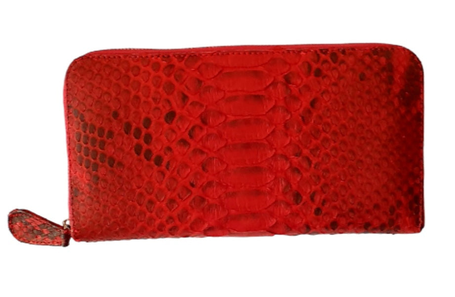 Red Leather  Wallet