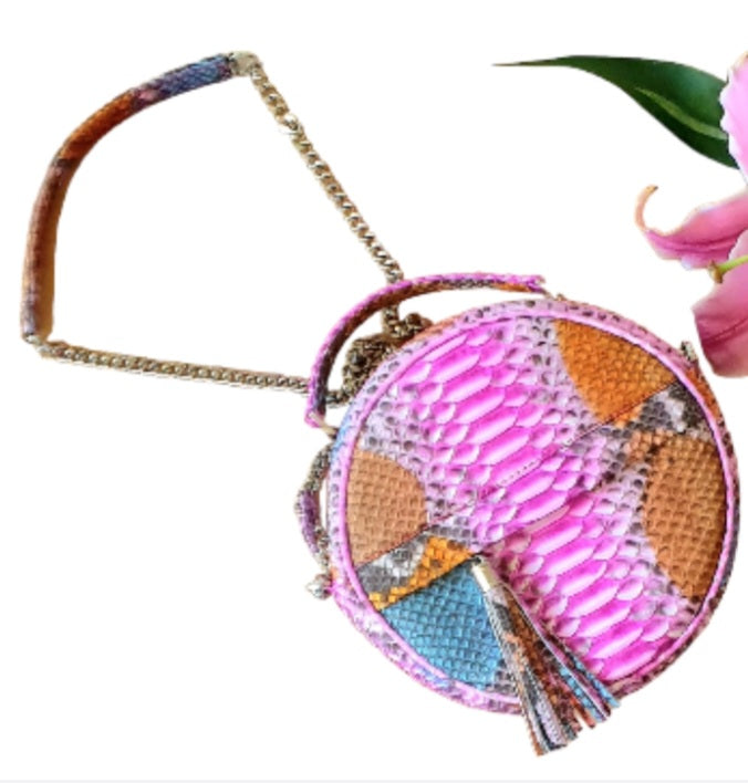 Divina Pink Shoulder Bag/Circular Bag