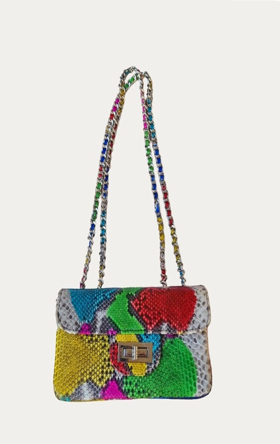 Chantelle Mini Shoulder Bag-Green/Cross Bag