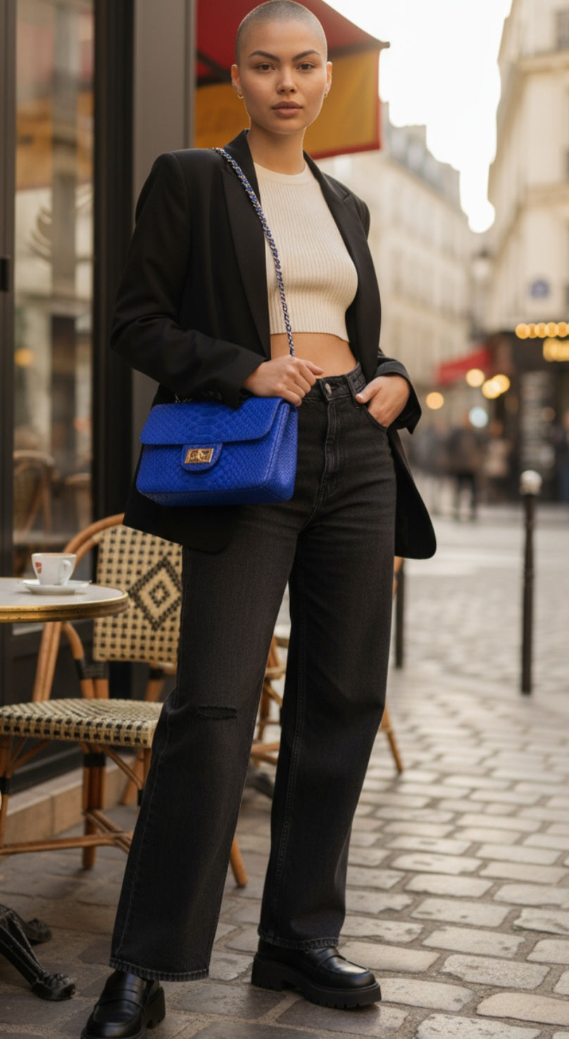 Chantelle Shoulder Bag-Royal Blue