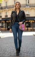 Divina Pink Shoulder Bag/Circular Bag