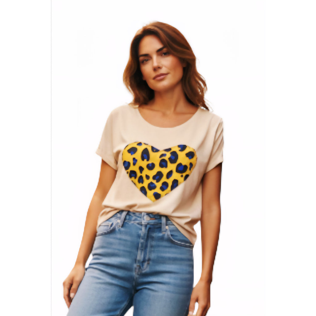 Giselle Yellow Heart Top