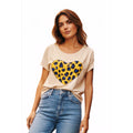 Giselle Yellow Heart Top