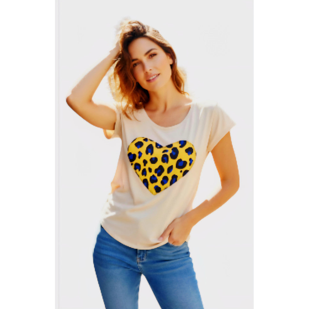 Giselle Yellow Heart Top