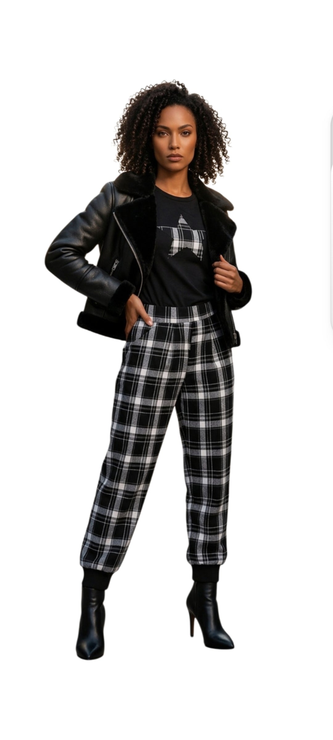 Liza Biker Jacket-Black