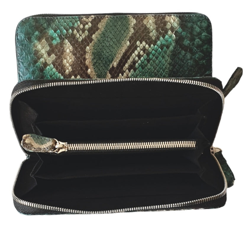 Green Leather Wallet