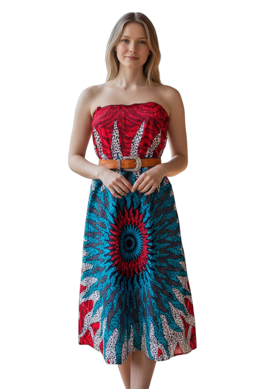 Festive Red Boobtube Dress