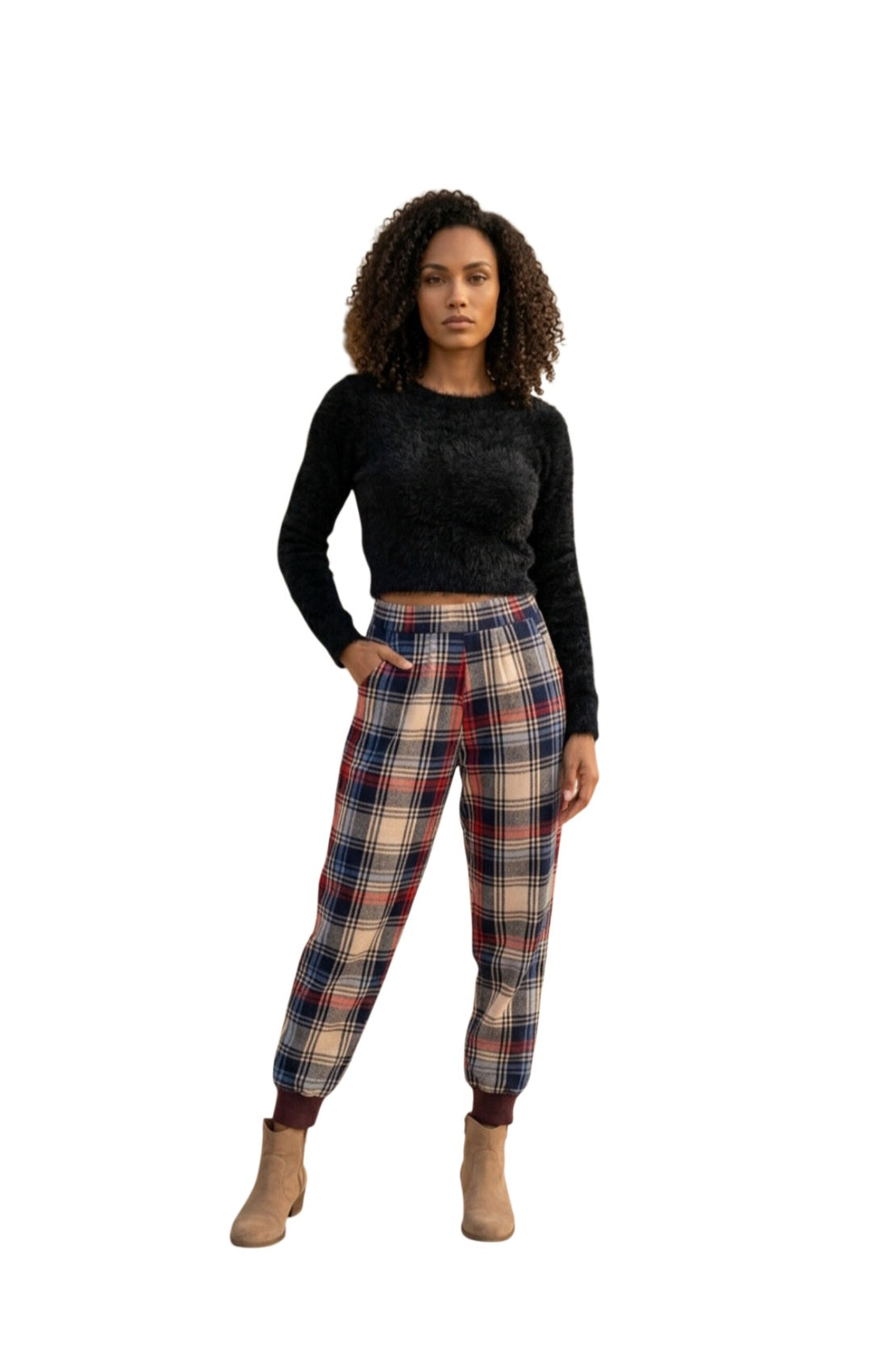 The Aurelia Tailored Pant-Blue
