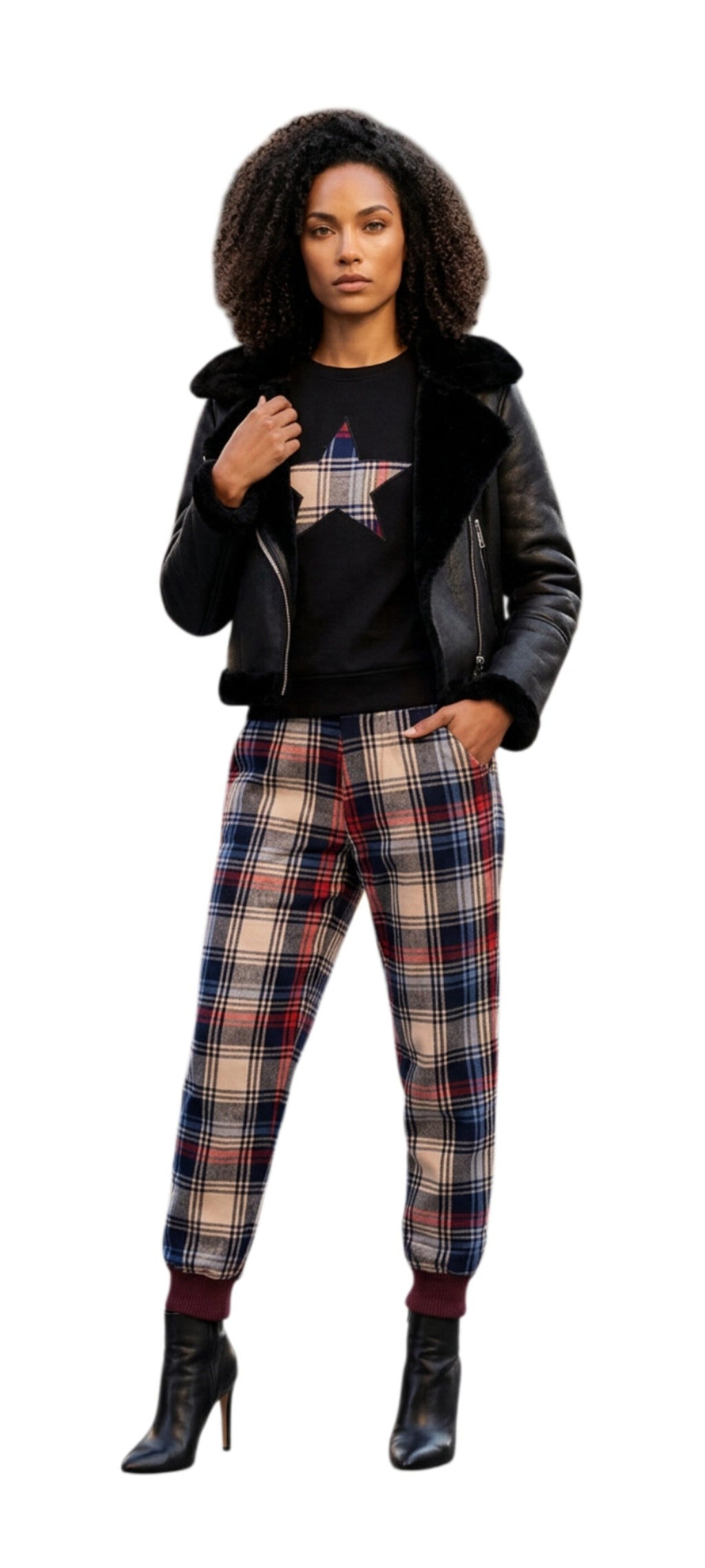 The Aurelia Tailored Pant-Blue